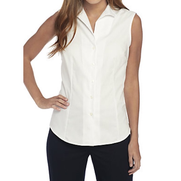 Jones New York Tops - Jones New York Women’s Non-Iron Sleeveless Blouse
